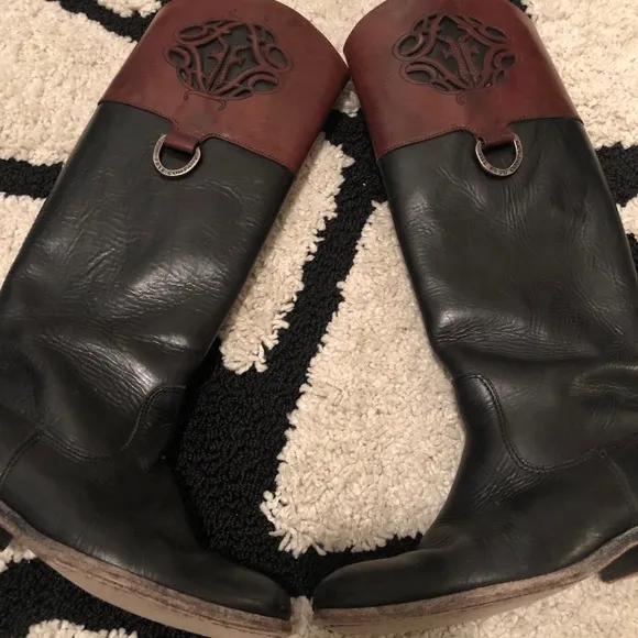 Frye Melissa Logo Tall Boots