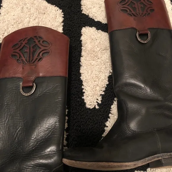 Frye Melissa Logo Tall Boots