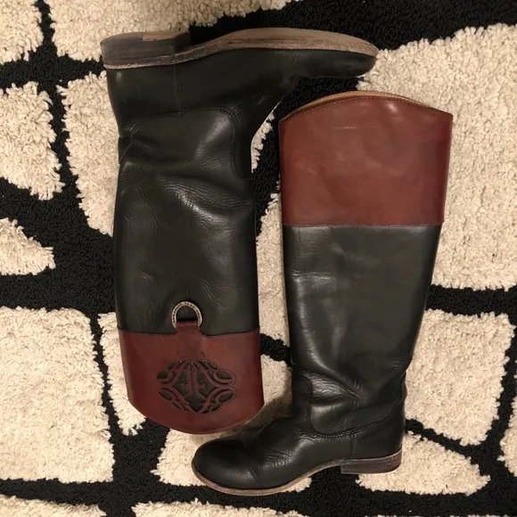Frye Melissa Logo Tall Boots