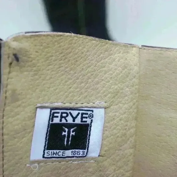 Frye Melissa Women's Black Leather Military Tall Riding Boots Size US 5.5 B