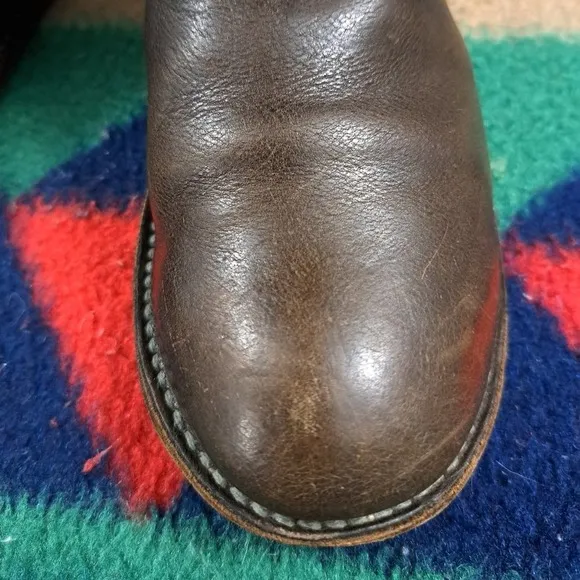 Frye Paige Dark Brown Leather Tall Riding Equestrian Boots Womens Sz 6.5B 76532