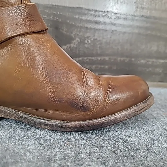 FRYE Phillip Harness Short Boots Women's Size 7 B - Brown