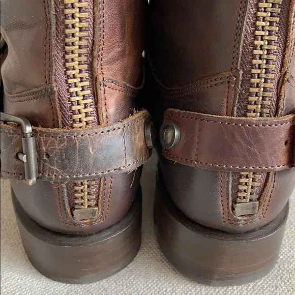 Frye Vera Back Zip Short Boots