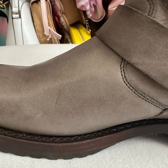 FRYE Veronica Short Moto Boot - Slate Size 6