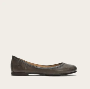 Frye Women's Shoes Frye Carson Ballet Flats Distressed Brown