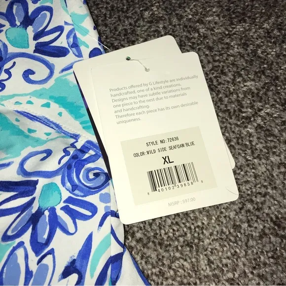 G Lifestyle Wildside Floral UPF50  Godet Skort NWT