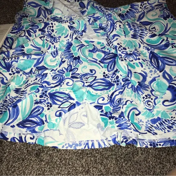 G Lifestyle Wildside Floral UPF50  Godet Skort NWT
