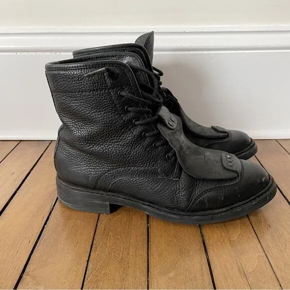 G-Star Raw Black Lace Guard Military Combat Boots 7