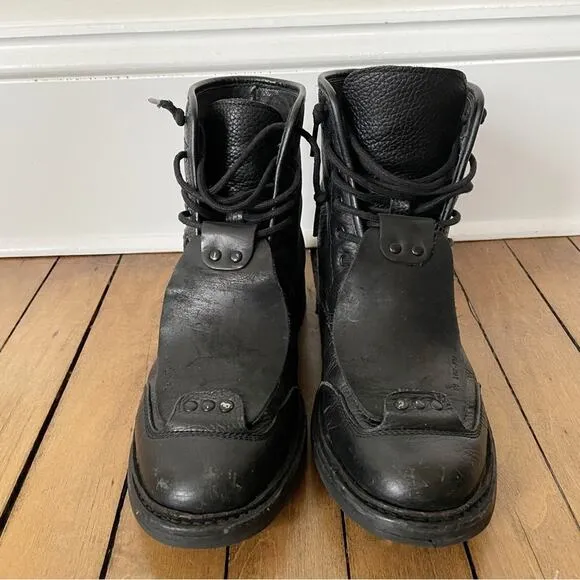 G-Star Raw Black Lace Guard Military Combat Boots 7