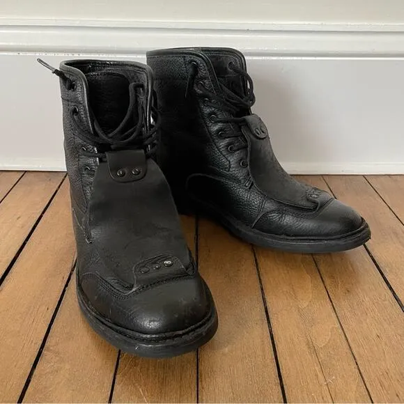 G-Star Raw Black Lace Guard Military Combat Boots 7