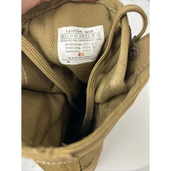 Garmont T8 Bifida Tactical Military Boots Men's Coyote Tan Combat US Size 5.5
