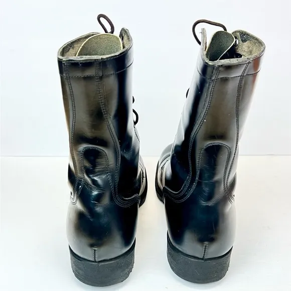 Genesco Men’s Size 9.5R Boots Combat Military  Lace Up Vintage Aug 1969