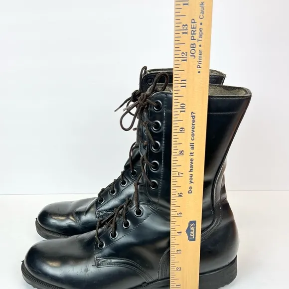 Genesco Men’s Size 9.5R Boots Combat Military  Lace Up Vintage Aug 1969