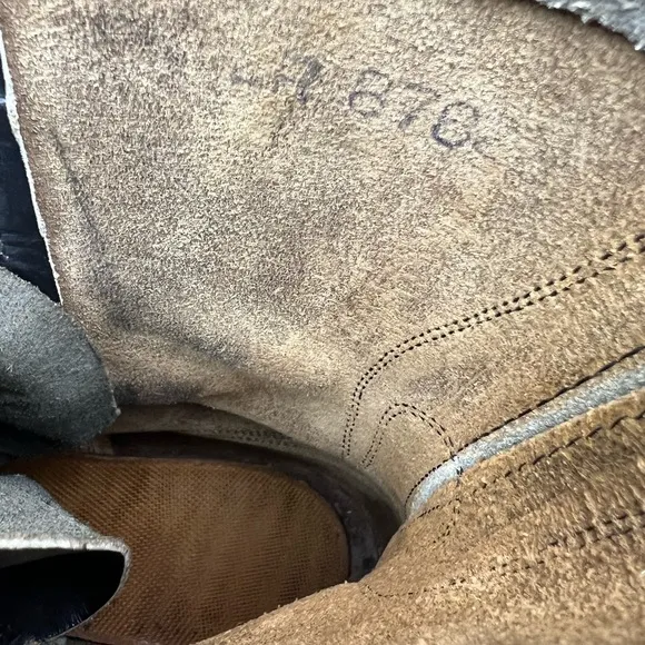 Genesco Men’s Size 9.5R Boots Combat Military  Lace Up Vintage Aug 1969
