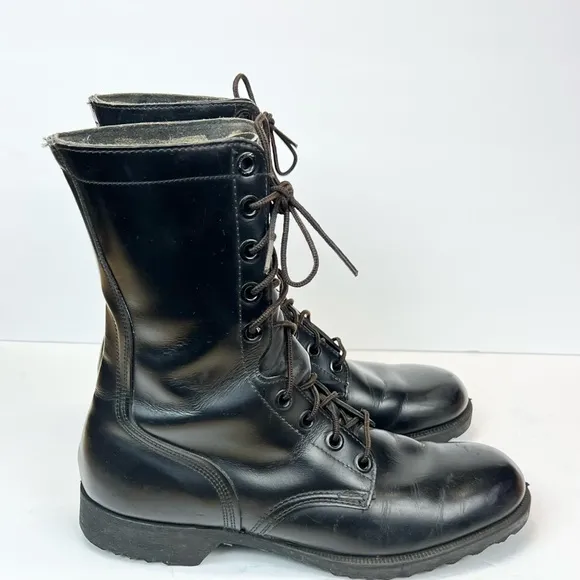 Genesco Men’s Size 9.5R Boots Combat Military  Lace Up Vintage Aug 1969