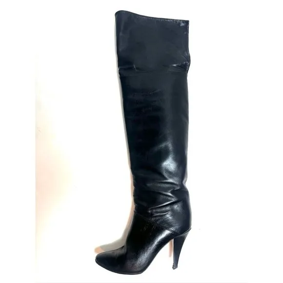 Genny Tall Knee High Boots 7 Italy