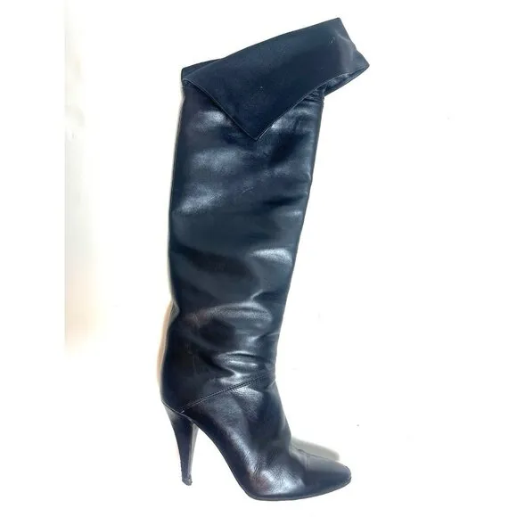 Genny Tall Knee High Boots 7 Italy