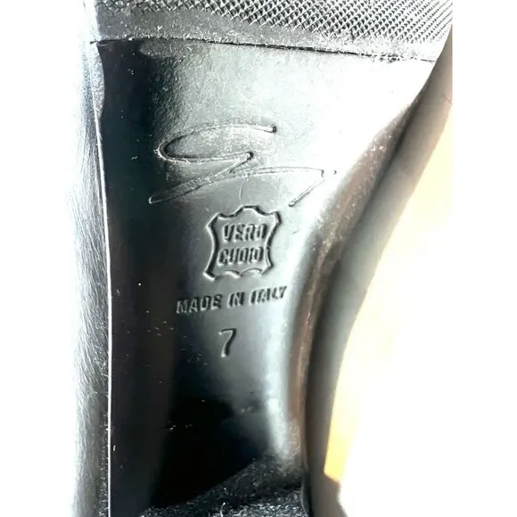 Genny Tall Knee High Boots 7 Italy