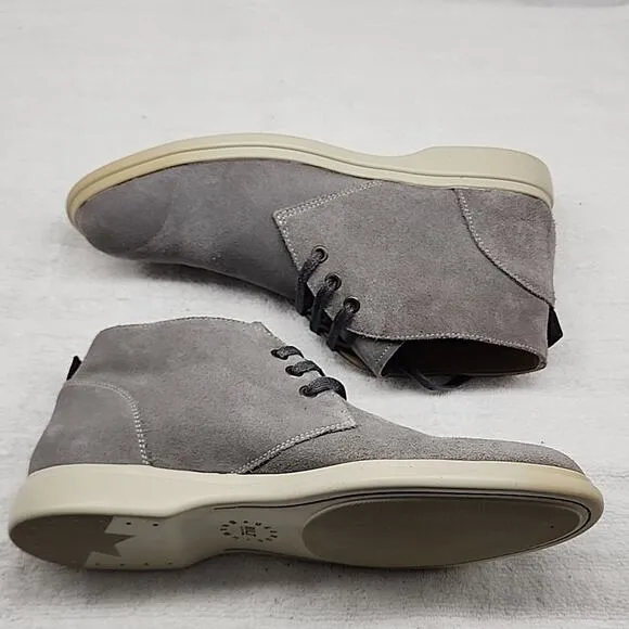 GEORGE BROWN BILT STYLE FOSTER CHUKKA BOOTS SUEDE MENS 9 GREY GUC NICE CASUAL🐲