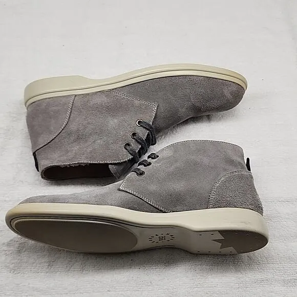 GEORGE BROWN BILT STYLE FOSTER CHUKKA BOOTS SUEDE MENS 9 GREY GUC NICE CASUAL🐲