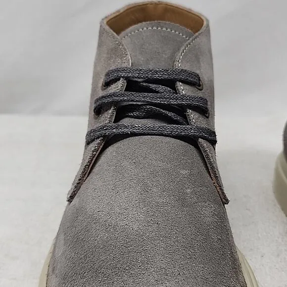 GEORGE BROWN BILT STYLE FOSTER CHUKKA BOOTS SUEDE MENS 9 GREY GUC NICE CASUAL🐲