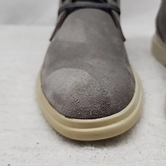 GEORGE BROWN BILT STYLE FOSTER CHUKKA BOOTS SUEDE MENS 9 GREY GUC NICE CASUAL🐲