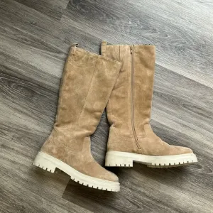 Geox Leather Tall Boots Size 40