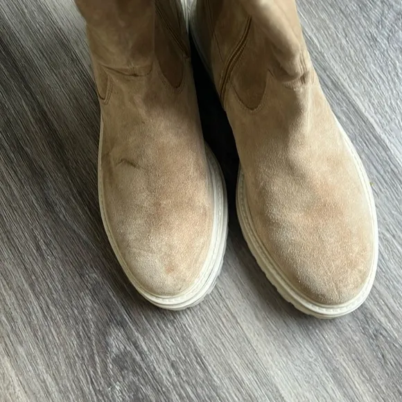 Geox Leather Tall Boots Size 40