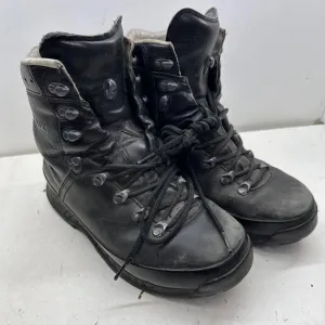 German Army Black Leather Army Heavy Duty Combat Boots HAIX Size EU 40.5 UK 7