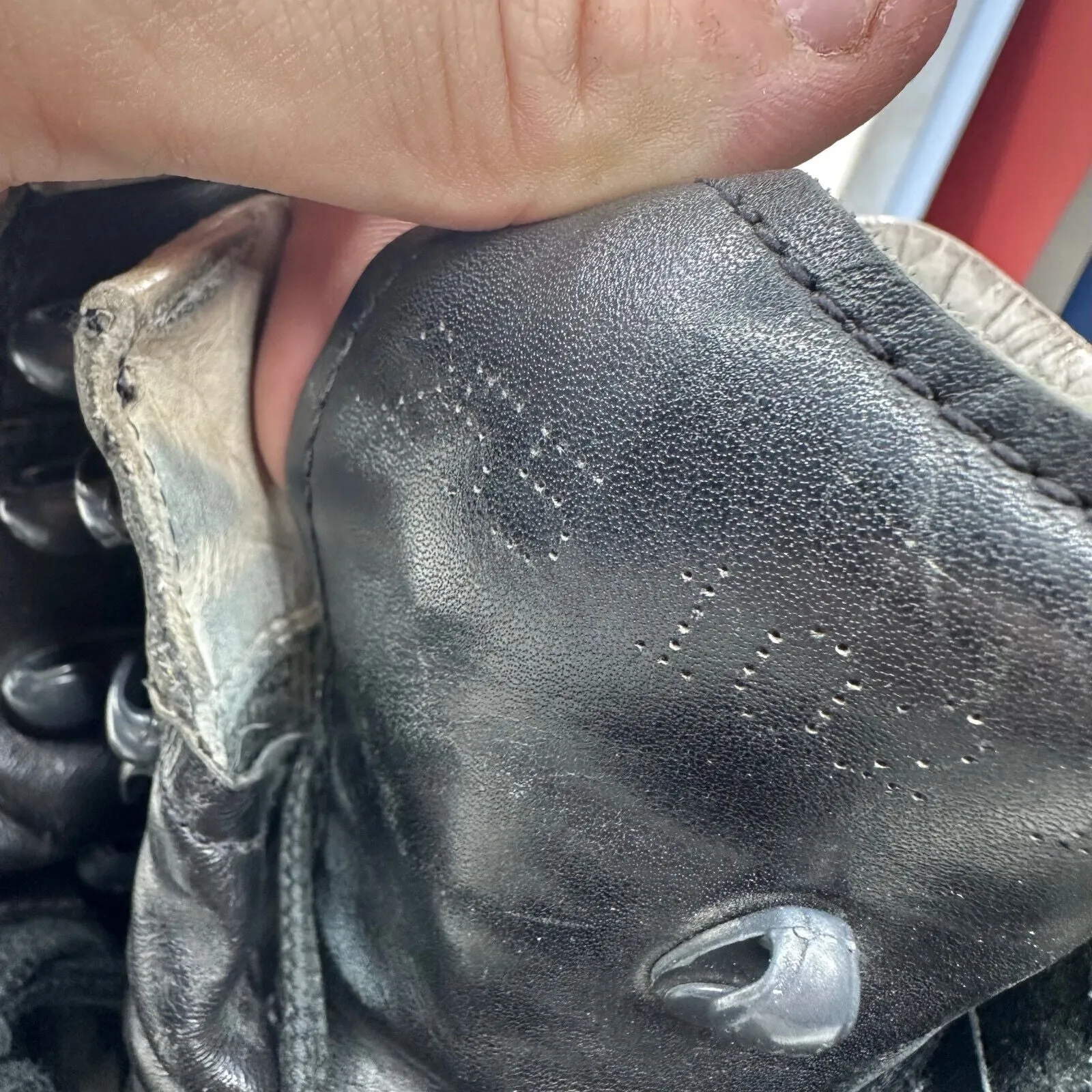 German Army Black Leather Army Heavy Duty Combat Boots HAIX Size EU 40.5 UK 7
