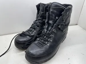 German Army Black Leather Army Heavy Duty Combat Boots Meindl Size EU 44 UK 9.5