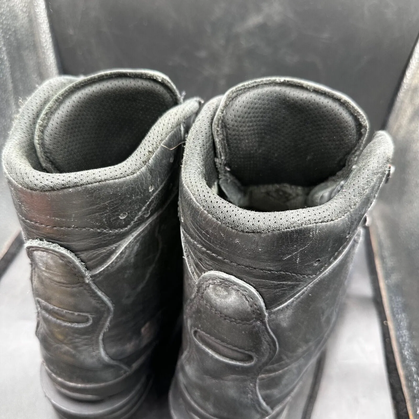 German Army Black Leather Army Heavy Duty Combat Boots Meindl Size EU 46 UK 11