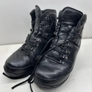 German Army Black Leather Army Heavy Duty Combat Boots Meindl Size EU42.5 UK 8.5