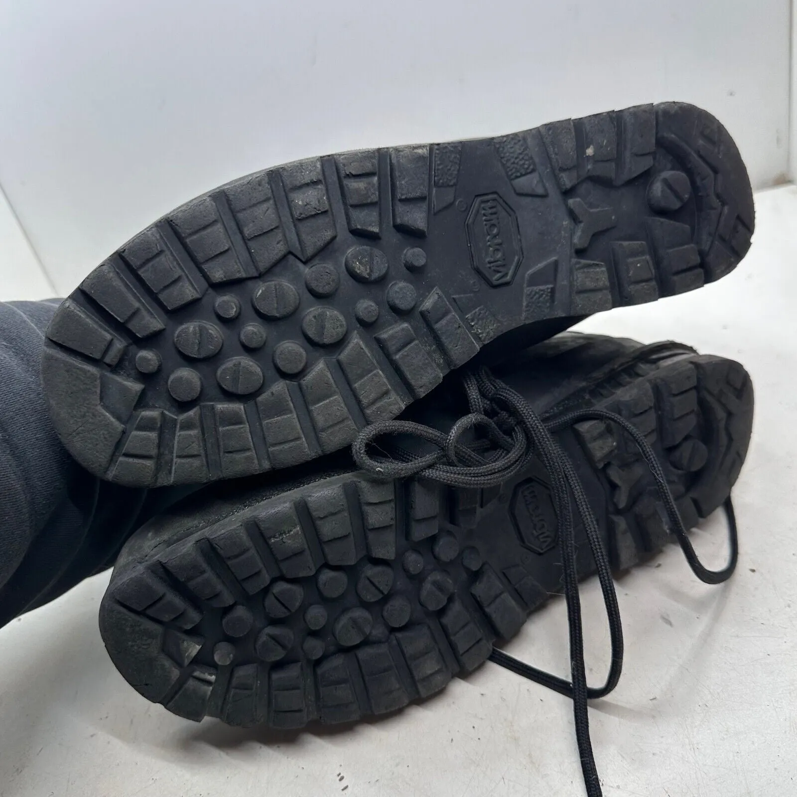 German Army Black Leather Army Heavy Duty Combat Boots Meindl Size EU42.5 UK 8.5
