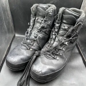 German Army Black Leather Army Heavy Duty Combat Boots Meindl Size EU44.5 UK 10