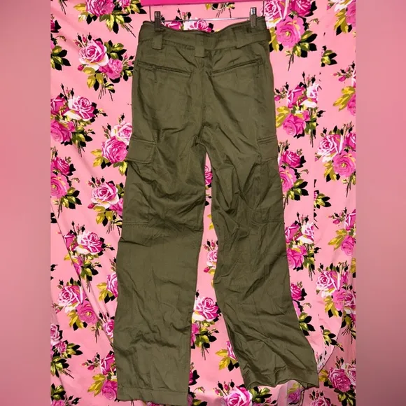 German military pants khaki cargo cotton vintage workpant police green bugout m