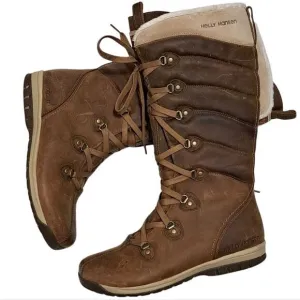 Helly Hansen Waterproof SKULD 3 Lace Up Lined Winter Boots Cornstalk/Slate Sz 6