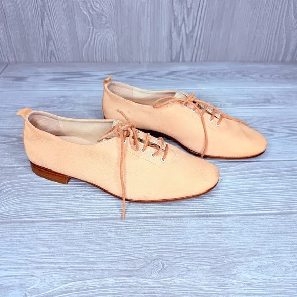 Hender Scheme Shoes Beige Leather / suede flats designer shoes no size