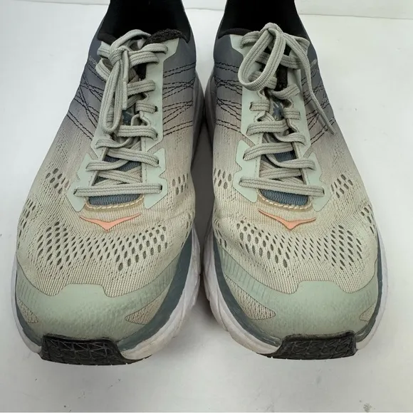 Hoka Clifton 6 Teal Blue Running Shoes Athletic Workout Comfort Shoes