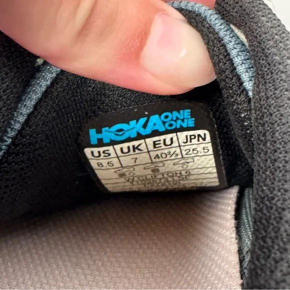 Hoka Clifton 6 Teal Blue Running Shoes Athletic Workout Comfort Shoes