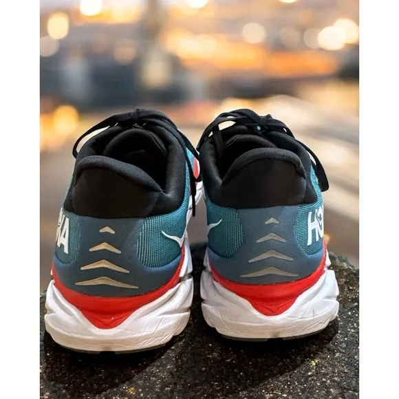Hoka  One Clifton 8 Mens Size 13d  Teal/Aqurelle soft &amp; light every day comfort