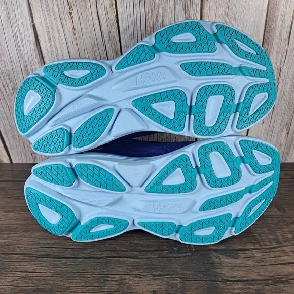 Hoka One One Bondi 8 Running Shoes Men's Sz 11 D Bellwether Blue (Worn Briefly)