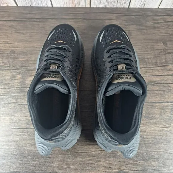 Hoka One One Kawana Balanced Running Shoes Women's Sz 8.5 B Black Copper (VGC)