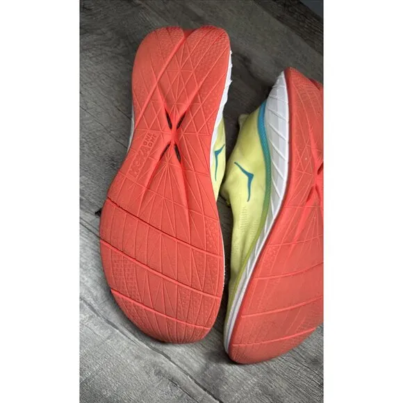 Hoka One One M Carbon X2 Shoes Mens 13 Yellow Running Sneakers Athletic Walking