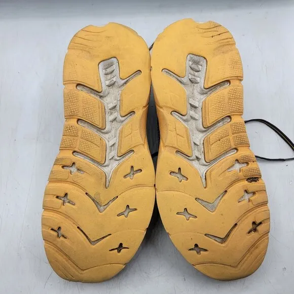 Hoka One One Mach Mens 11 Gray Yellow Athletic Shoes Outdoors Comfort Running