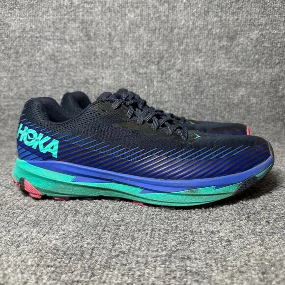 Hoka One One Womens Torrent 2 1110497 OSAT Blue Running Shoes Sneakers Size 11