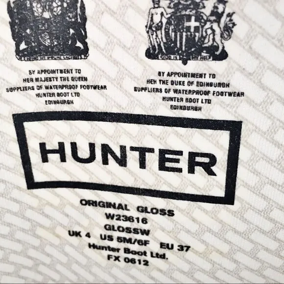 Hunter green tall Rain boots