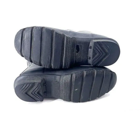 HUNTER Original Black Rubber Tall Rain Boots