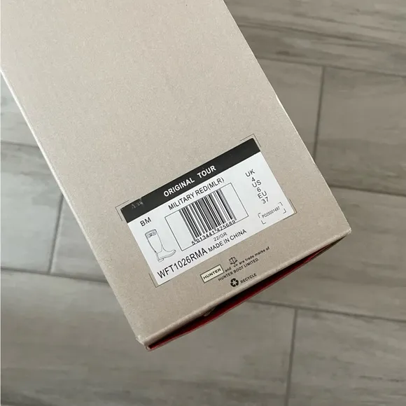 Hunter Original Military Red Rain Boots