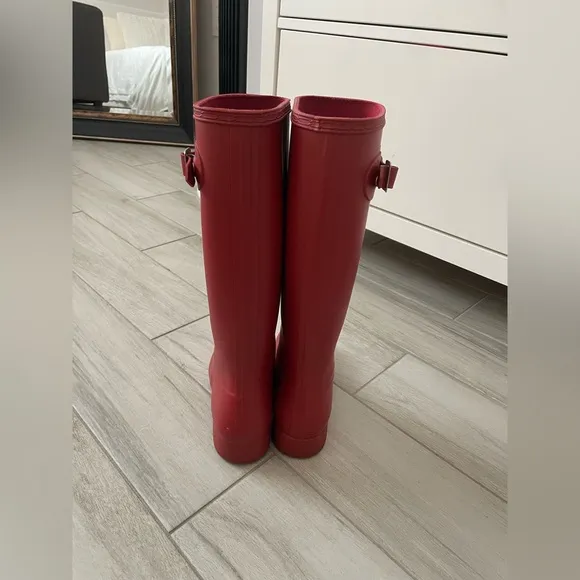 Hunter Original Military Red Rain Boots